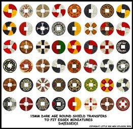 LBMS 15mm Shield Transfers - Dark Age/Viking