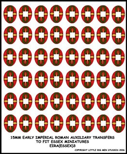 LBMS 15mm Shield Transfers - Early Imperial Auxiliary 3