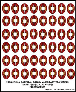 LBMS 15mm Shield Transfers - Early Imperial Auxiliary 6