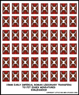 LBMS 15mm Shield Transfers - Early Imperial Legionary 4