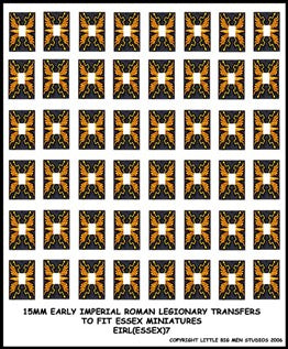 LBMS 15mm Shield Transfers - Early Imperial Legionary 7