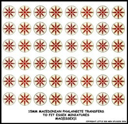 LBMS 15mm Shield Transfers - Macedonian 1