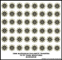 LBMS 15mm Shield Transfers - Macedonian 5