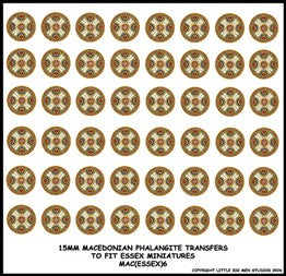 LBMS 15mm Shield Transfers - Macedonian 6