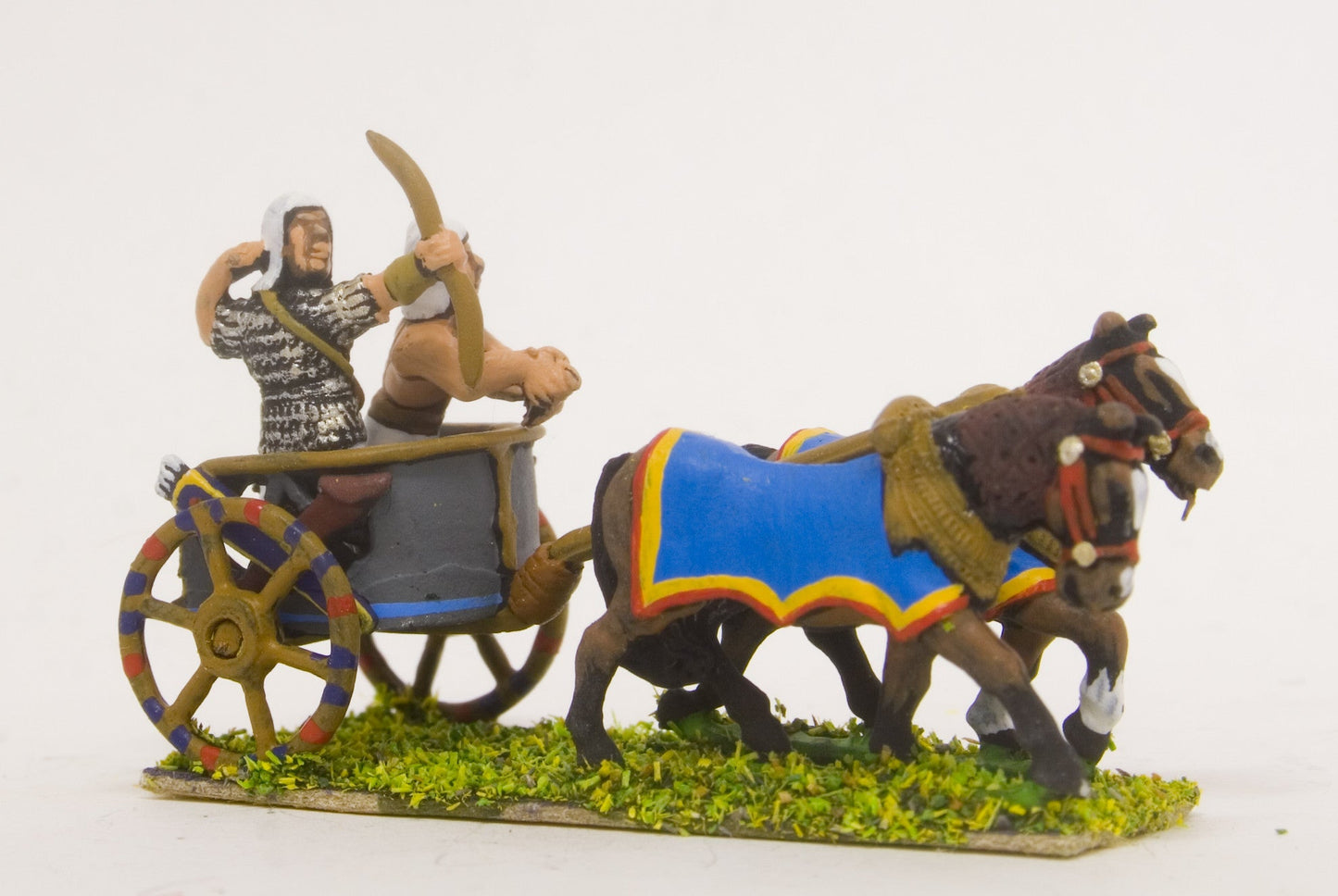 New Kingdom Egyptian Archer and Driver Two Horse Chariot ANK3