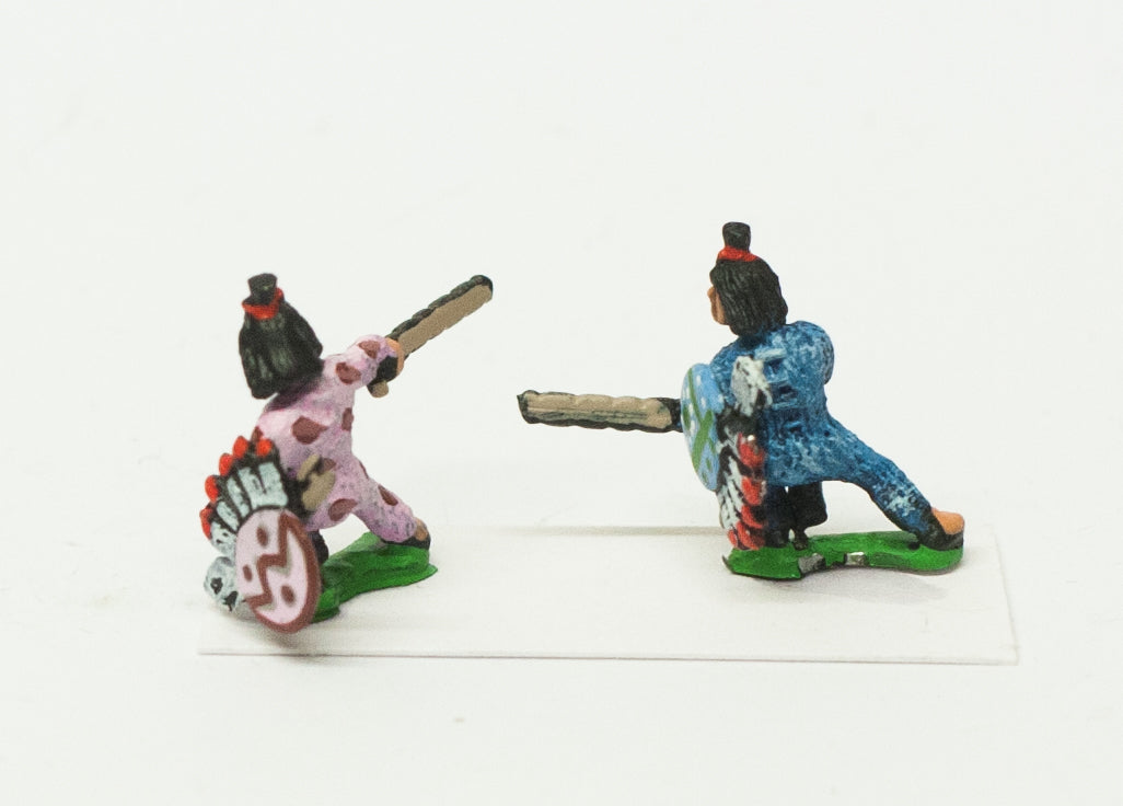 Veteran Warriors (Tequihuahqueh), in Breachclout, with Sword & Shield AZ10