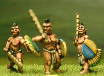 Cuachic in Breechclout with Sword and Shield AZ3