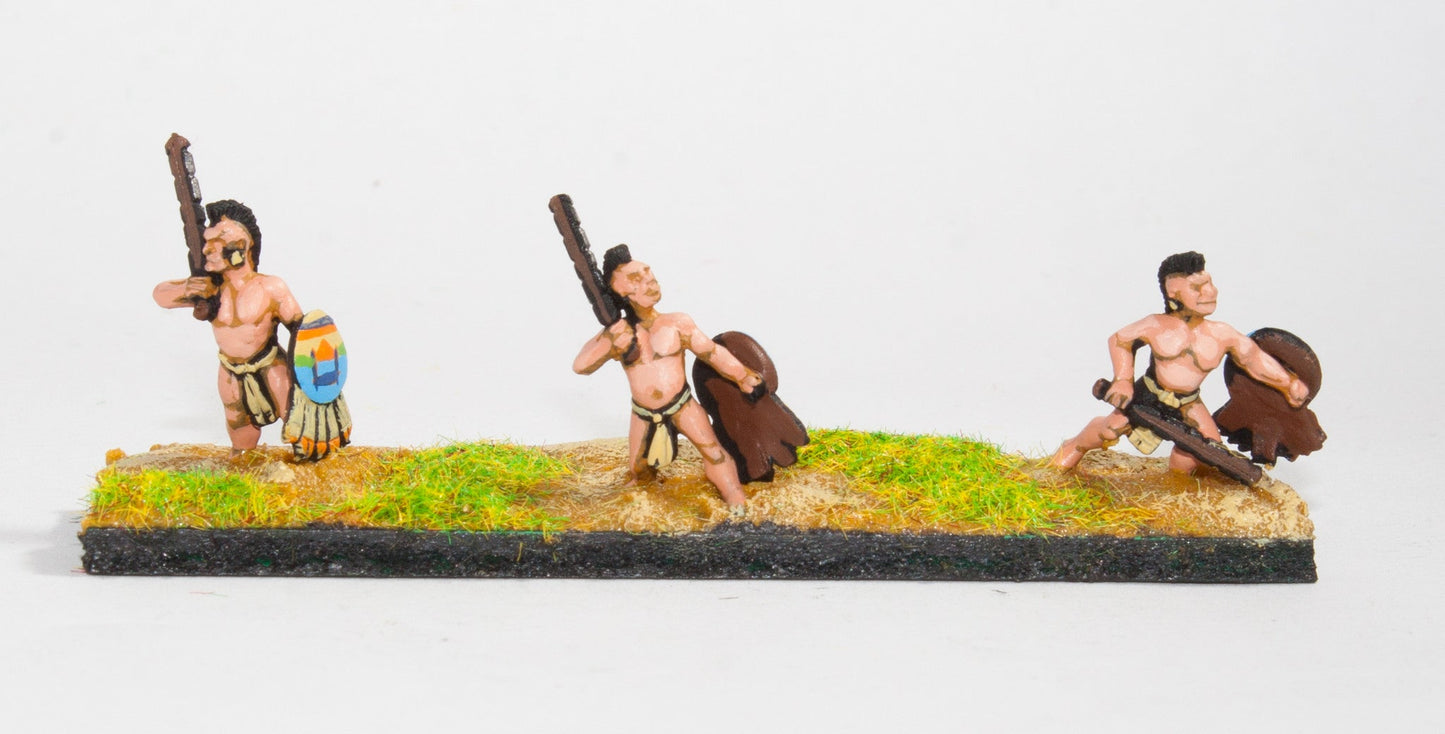 Cuachic in Breechclout with Sword and Shield AZ3