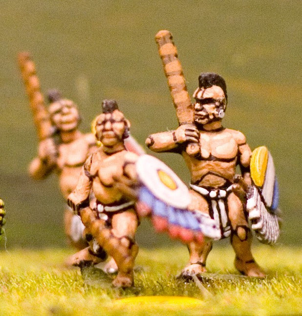 Cuachic in Breechclout with Sword, JavelIn and Shield AZ3a
