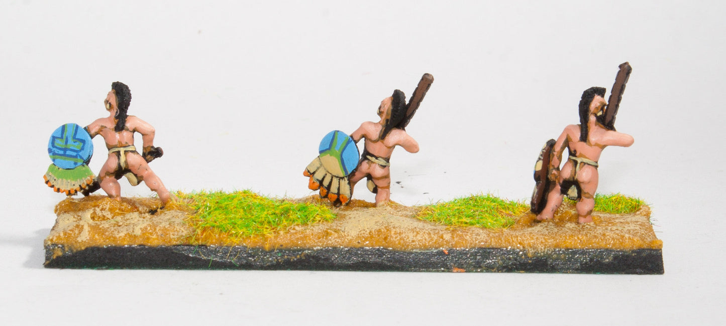 Cuachic in Breechclout with Sword and Shield AZ3