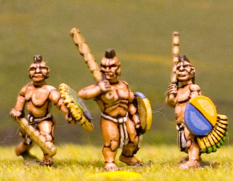 Cuachic in Breechclout with Sword and Shield AZ3