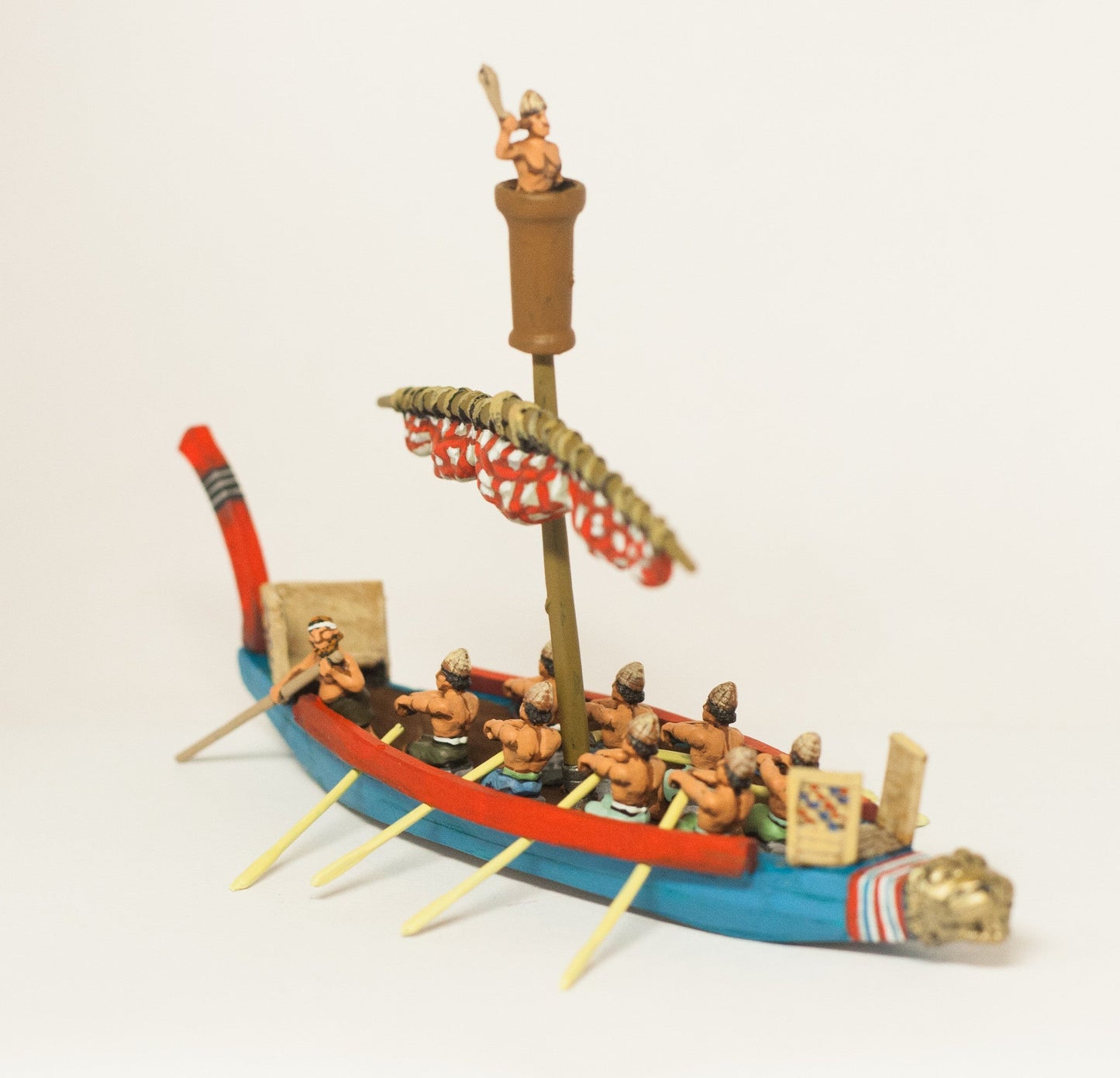 Middle Eastern Boat with Single Furled Sail, Suitable For Most Biblical Armies. Boat3