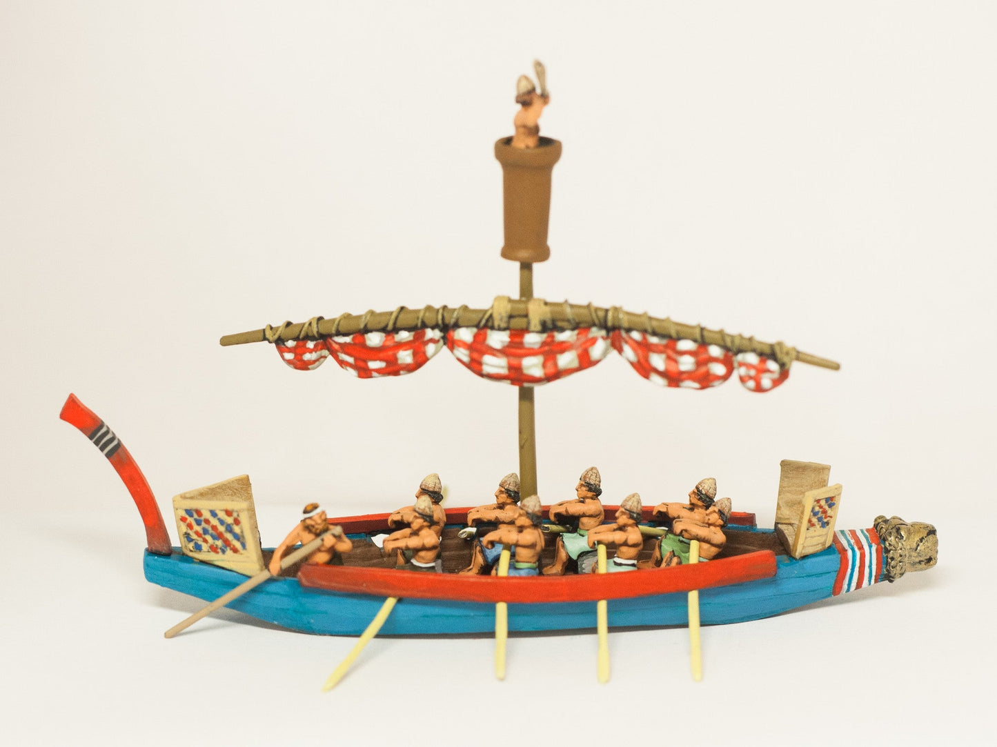 Middle Eastern Boat with Single Furled Sail, Suitable For Most Biblical Armies. Boat3