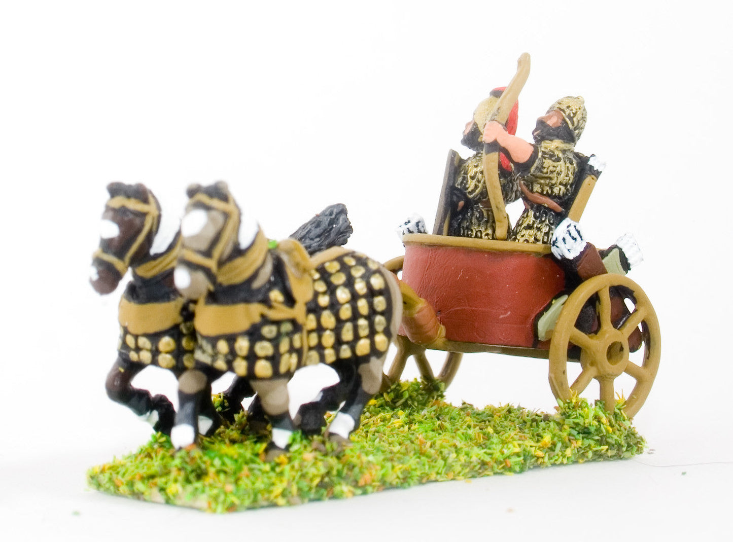 Hurri-Mitanian Two Horse Chariot with Archer and Driver BS120