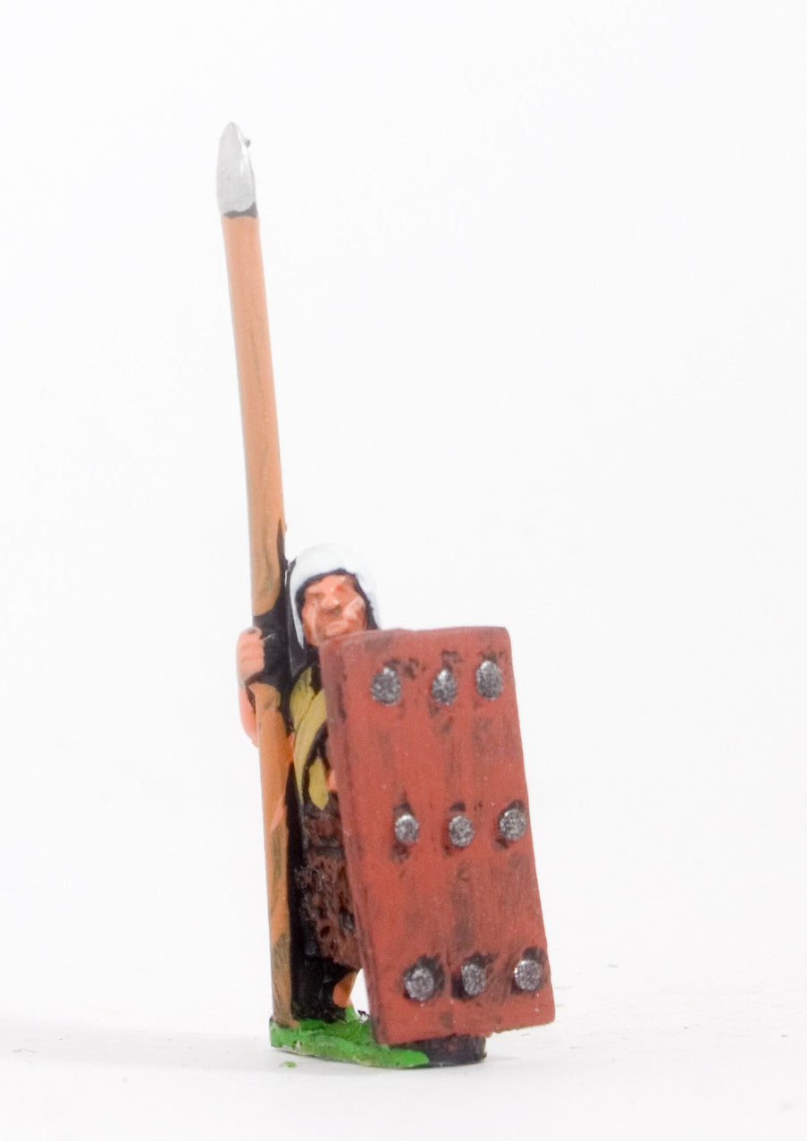 Sumerian Spearmen Spear Upright, Shield BS6
