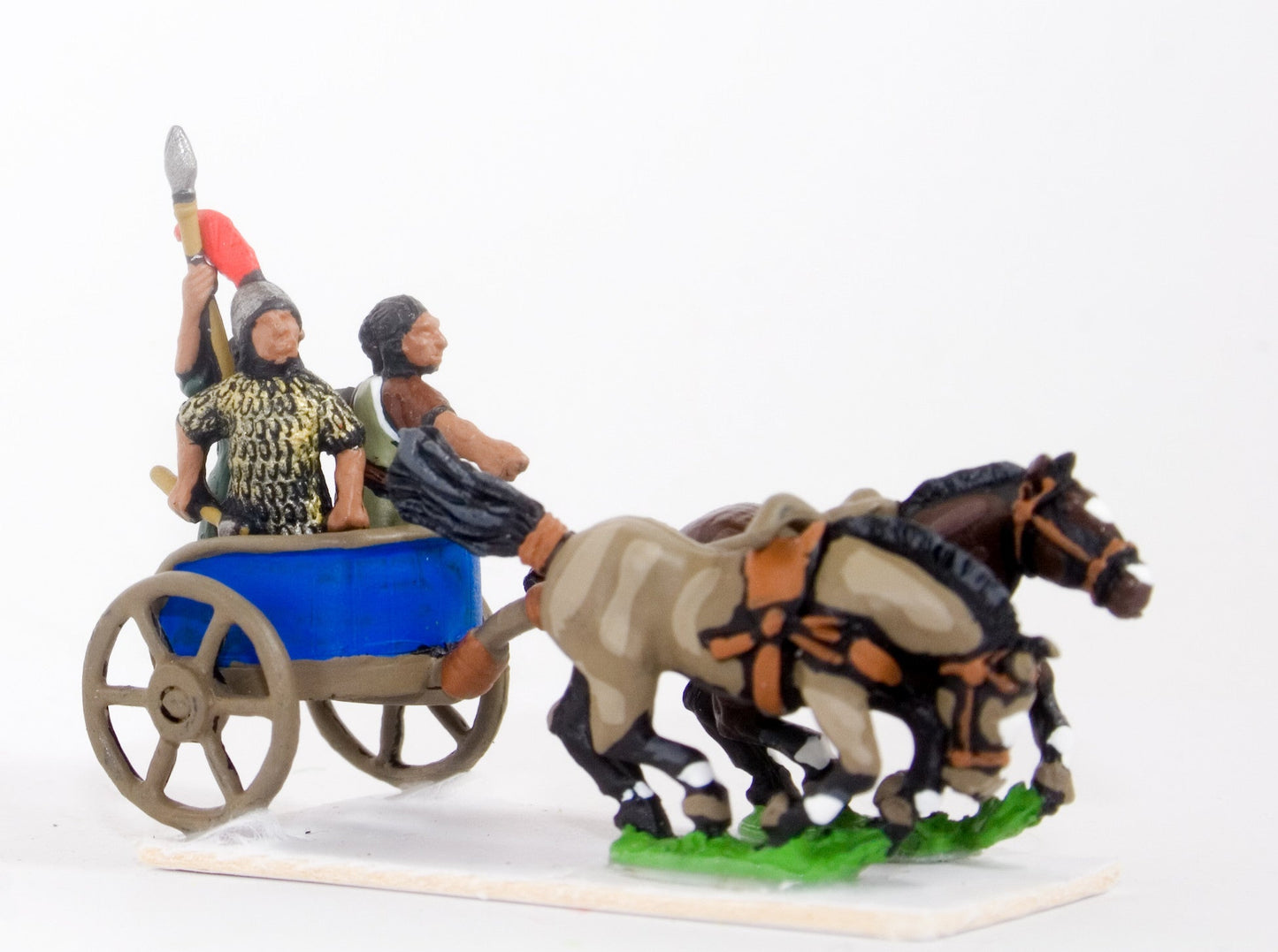 Hittite Two Horse Chariot with Driver, General,Javelinman BS39