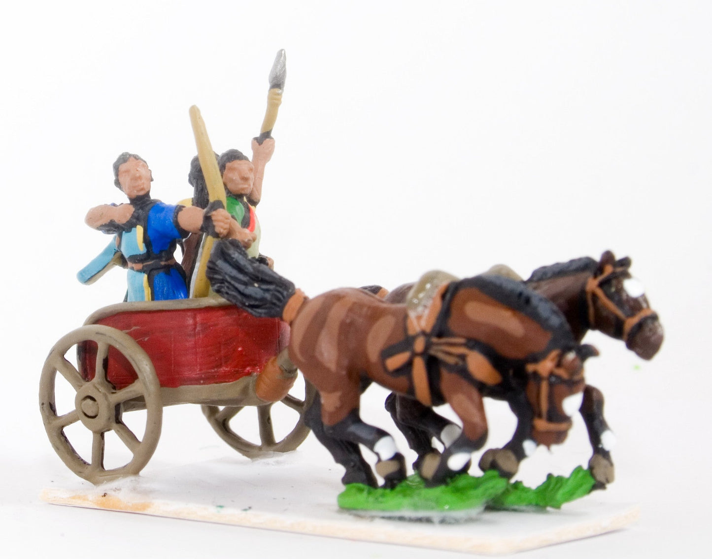 Hittite Two Horse Chariot with Driver, Javelinman, Archer BS41