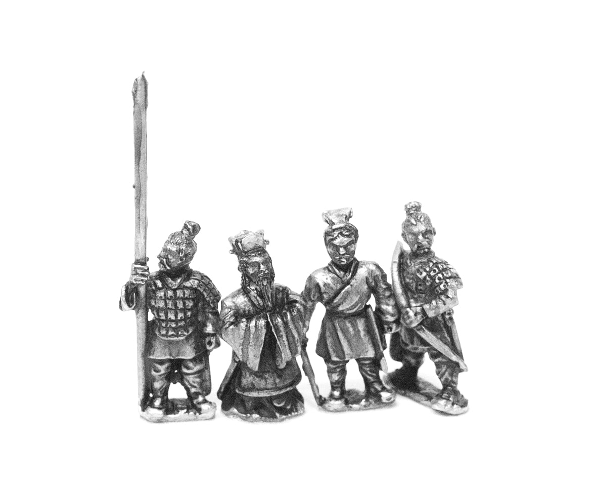 ChIn Chinese Emperor on Foot with Bodyguard CHN1