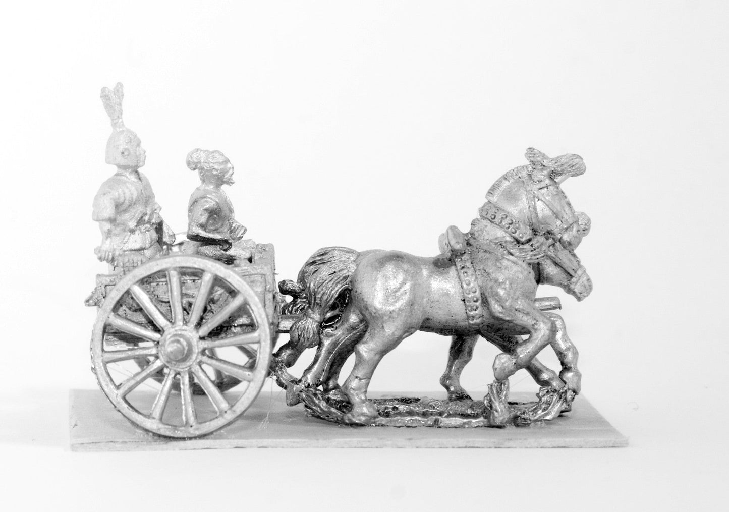 Two Horse Light Chariot with General and Driver CHO2
