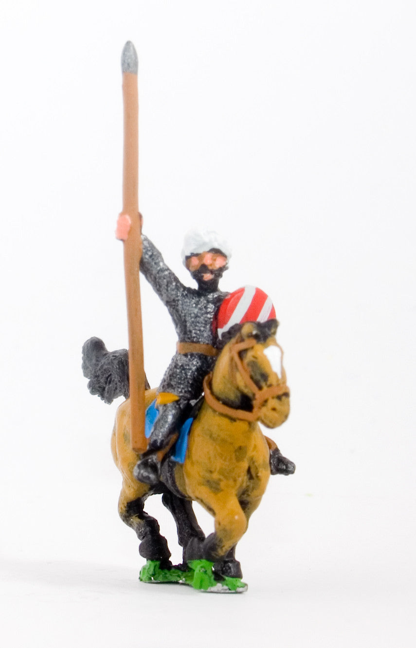 Arab Cavalry in Chainmail & Turban with Spear & Kite Shield CRU2