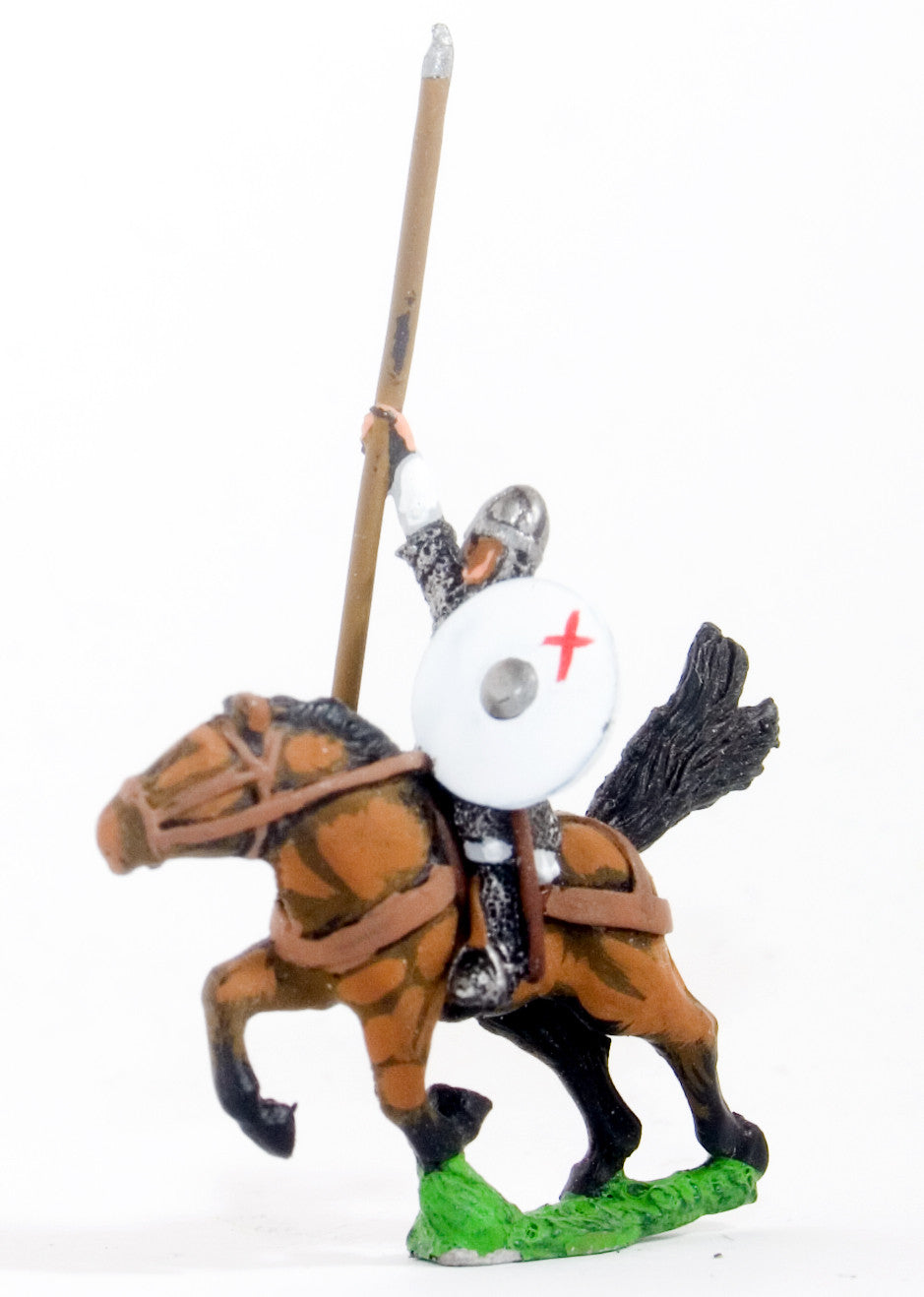 Frankish Mounted Knights, Round Shields, Unbarded Horses, Variants CRU54a