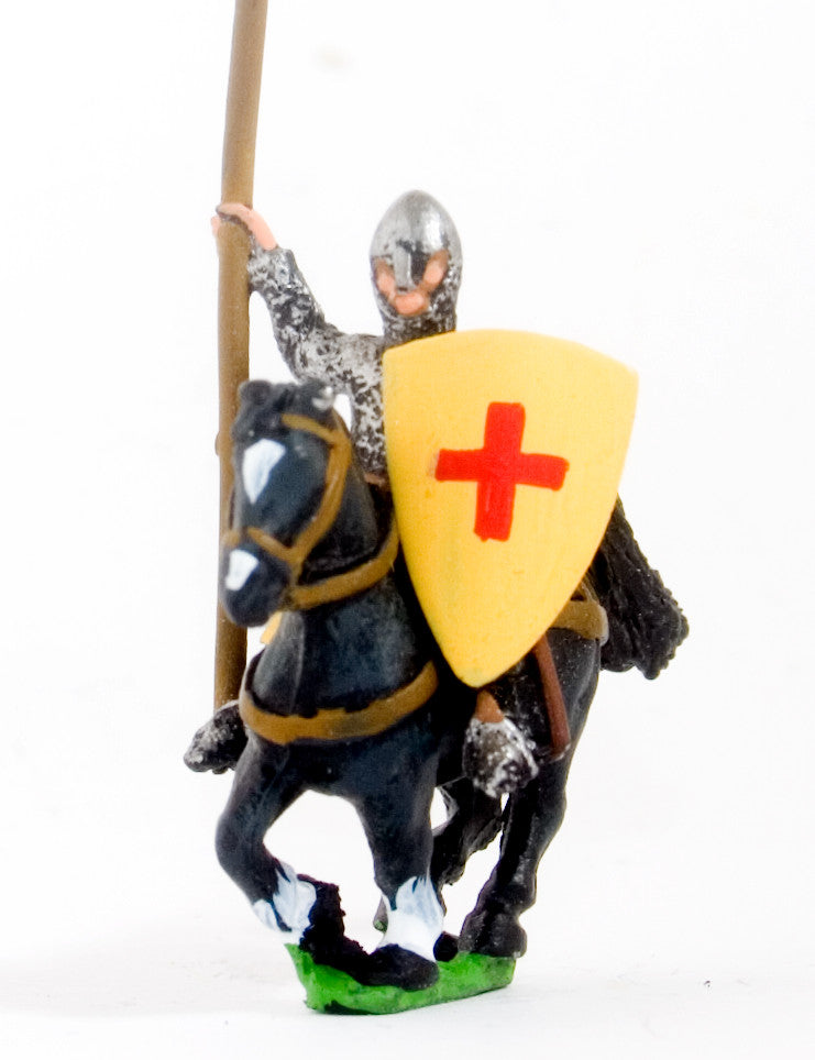 Frankish Mounted Knights, Large Heater Shields, Unbarded Horses, Variants CRU55a