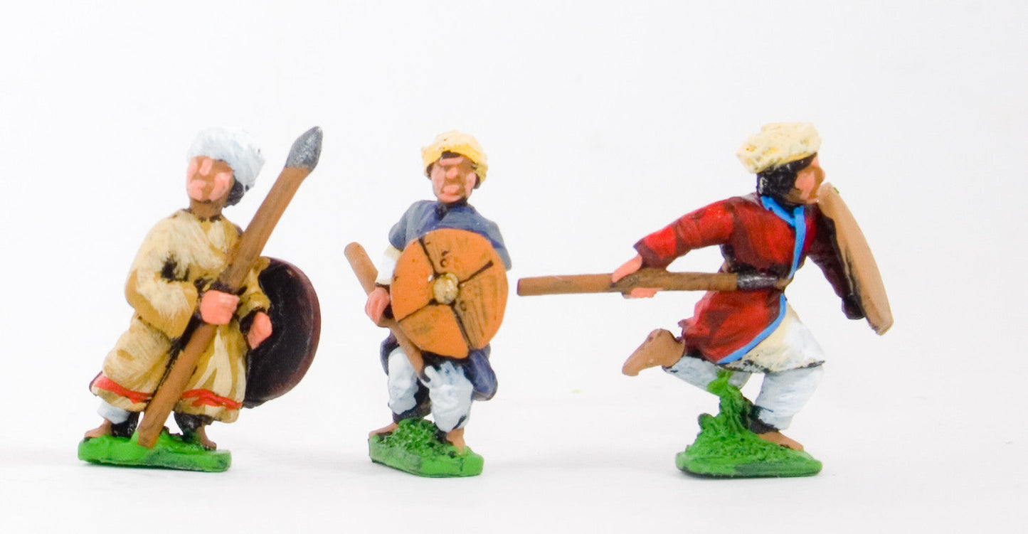 Arab Spearmen/Javelinmen with Round Shields, Assorted Poses CRU7