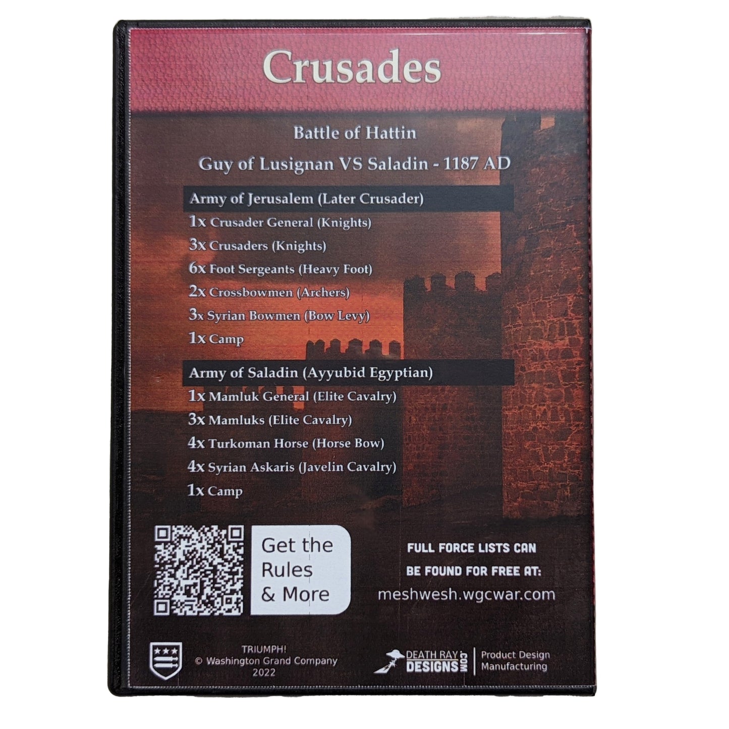 Triumph! Crusades Laser Cut Starter Armies - Saladin vs Crusaders