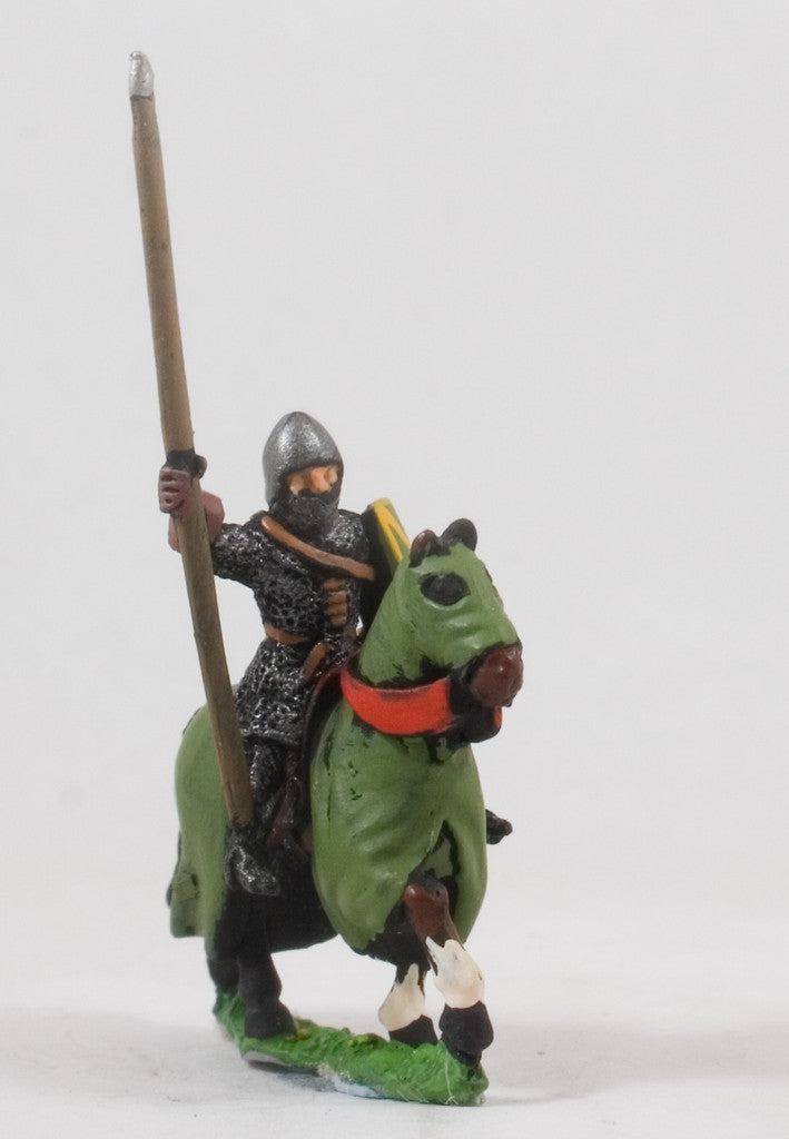 Serbian Empire: Knights 1300-1400AD in Mail with Lance & Shield, on Barded Horse EMED64a