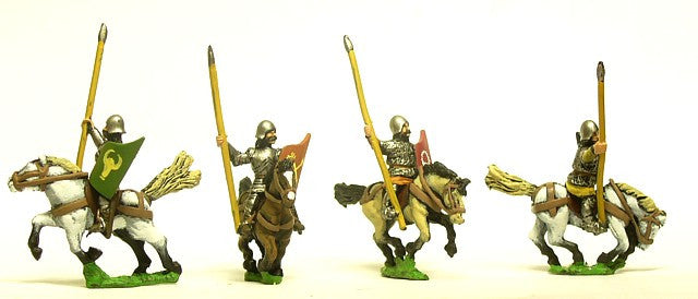 Wallachian & Moldavian: Heavy Cavalry in Plate Armour with Lance & Shield, on Unarmoured Horse EMED72
