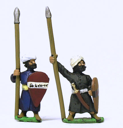 Arab Spearmen with Kite Shields, Assorted Poses CRU6