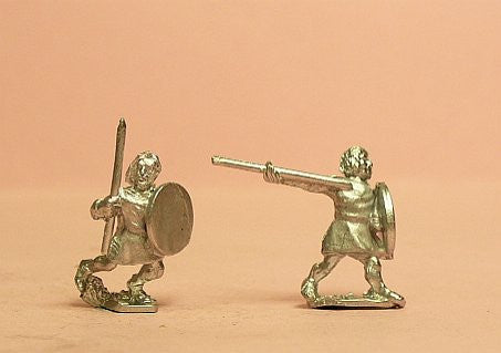 Javelinmen with Round Shield MID64