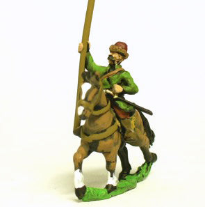 16-17th Century Cossacks: Mounted Lancer with Pistols & Arquebus RNC3