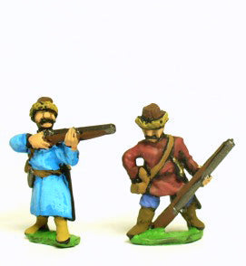 16-17th Century Cossacks: Arquebusier in Assorted Dress, in Mixed Poses RNC9