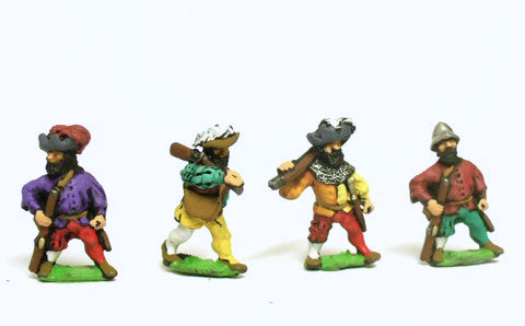 Landsknecht: Arquebusiers, Assorted Poses RNL10