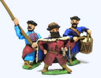16-17th Century Polish: Command: Officers, Standard Bearers & Drummers RPP10