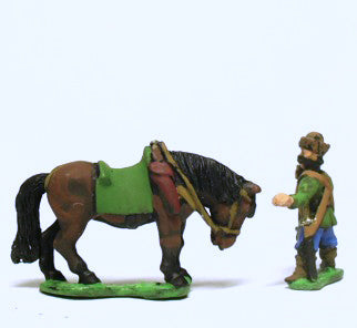 16-17th Century Polish: Dragoon Horseholders & Horses RPP17a