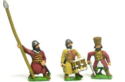 Streltsi: Command: Officer, Standard Bearer & Drummer RUS16