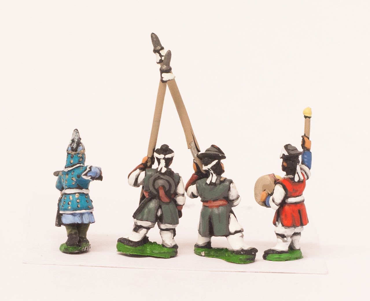 Late 16Th C. Korean: Command: Officers, Standard Bearers and Drummers KRA12