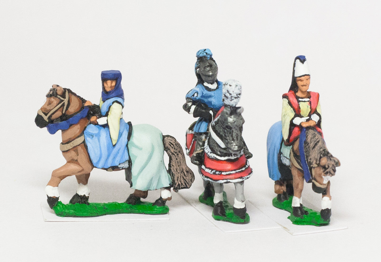 Early Renaissance: Command: King / General & Two Mounted Ladies 1450-1500Ad MER53c
