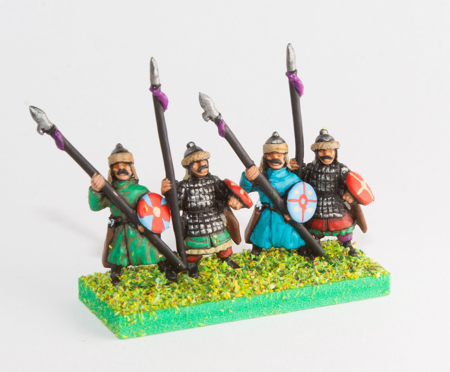 Mongol: Dismounted Cavalry with Lance, Shield & Bow MOA7