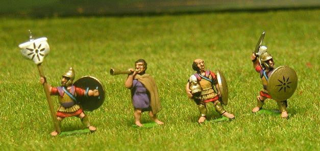Macedonian, Greek, or Thracian Command: Foot Officer, Trumpeters and Standard MPA2