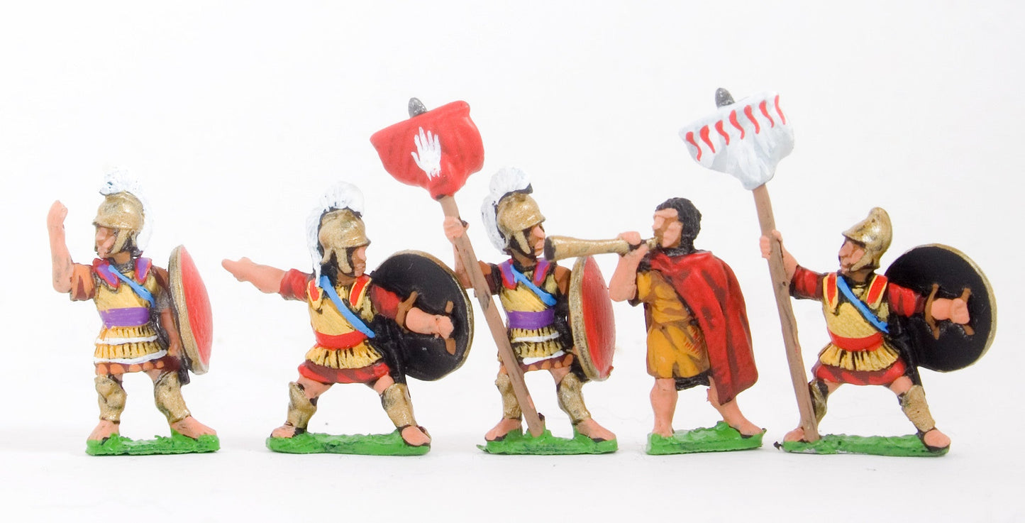 Macedonian, Greek, or Thracian Command: Foot Officer, Trumpeters and Standard MPA2