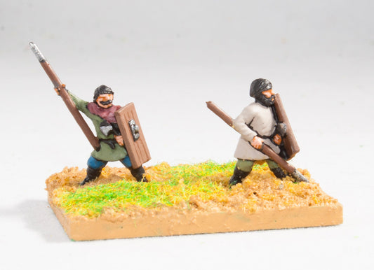Slav Spearmen with Axe and Shield HSA8