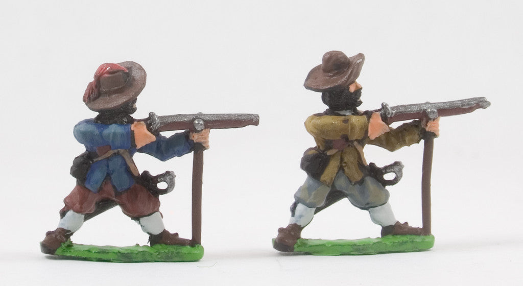 ECW: Musketeers in Hats with Musket Rest, No Apostles, Firing REN11