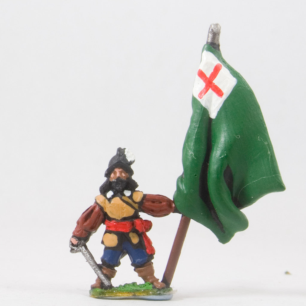 ECW: Command: Standard Bearers in Helmets REN17