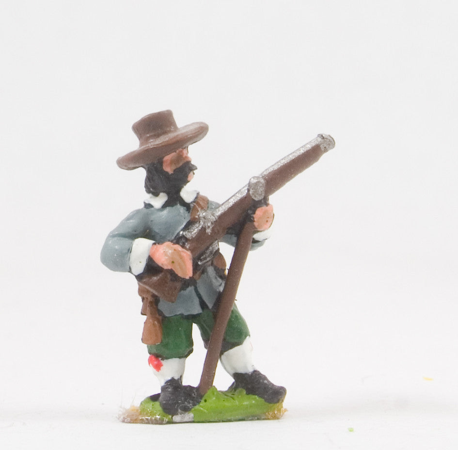 ECW: Musketeers in Hats, with Apostles and Musket Rest, At The Ready REN2