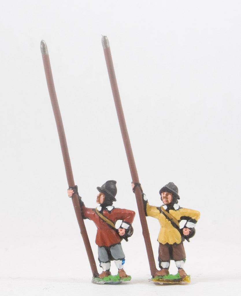 ECW: Medium Pikemen in Helmets, Pike Upright REN26