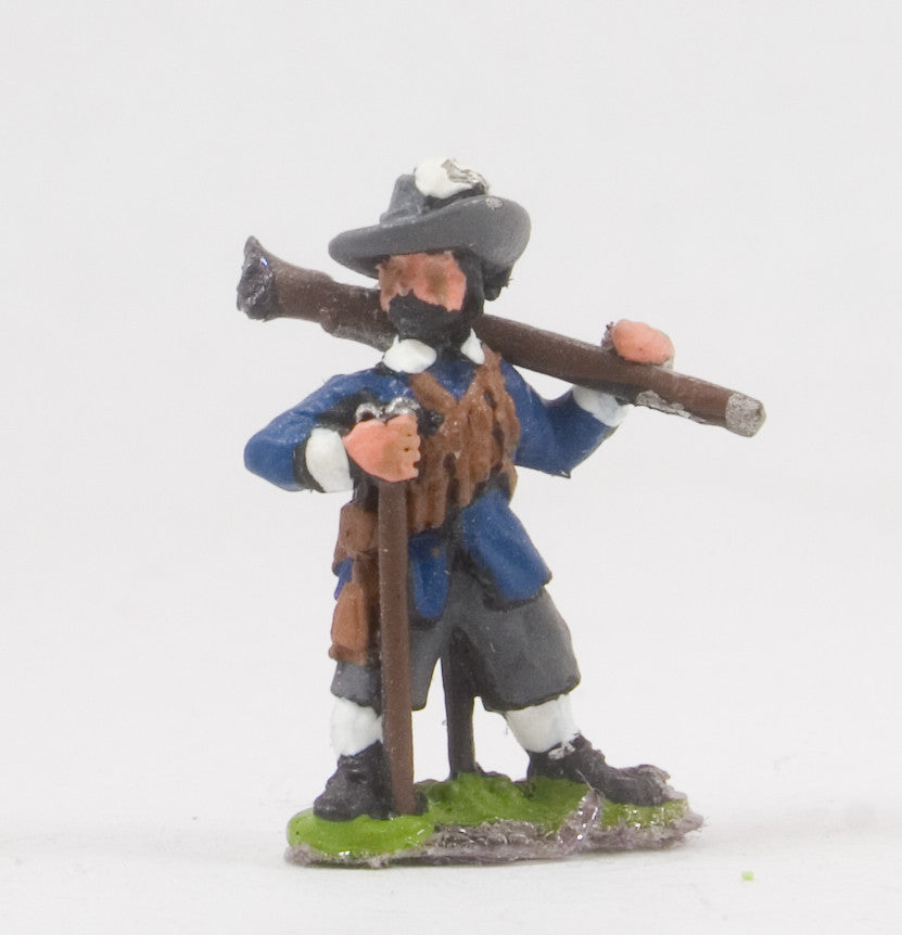 ECW: Musketeers in Hats, with Apostles and Musket Rest, Shouldered Musket REN3