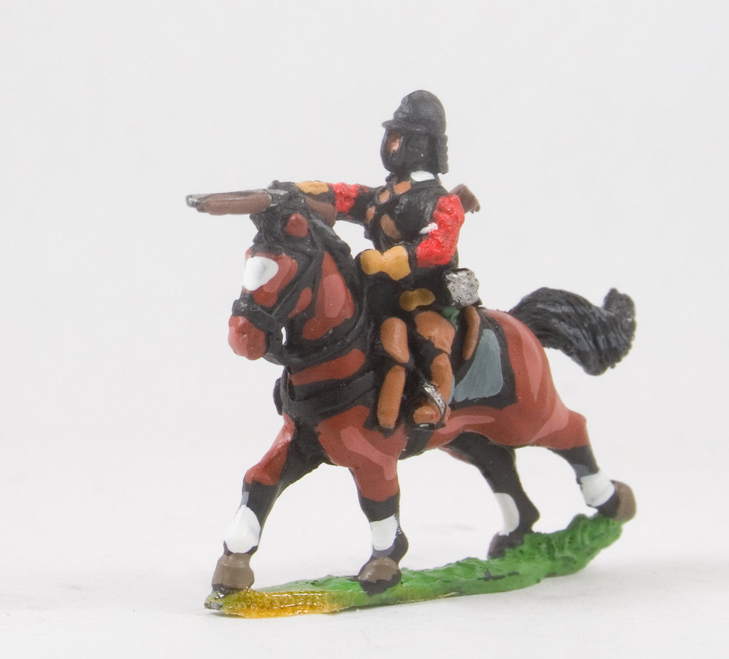 ECW: Heavy Cavalry in Cuirass & Pot Helmet, Firing Pistol Forward REN44
